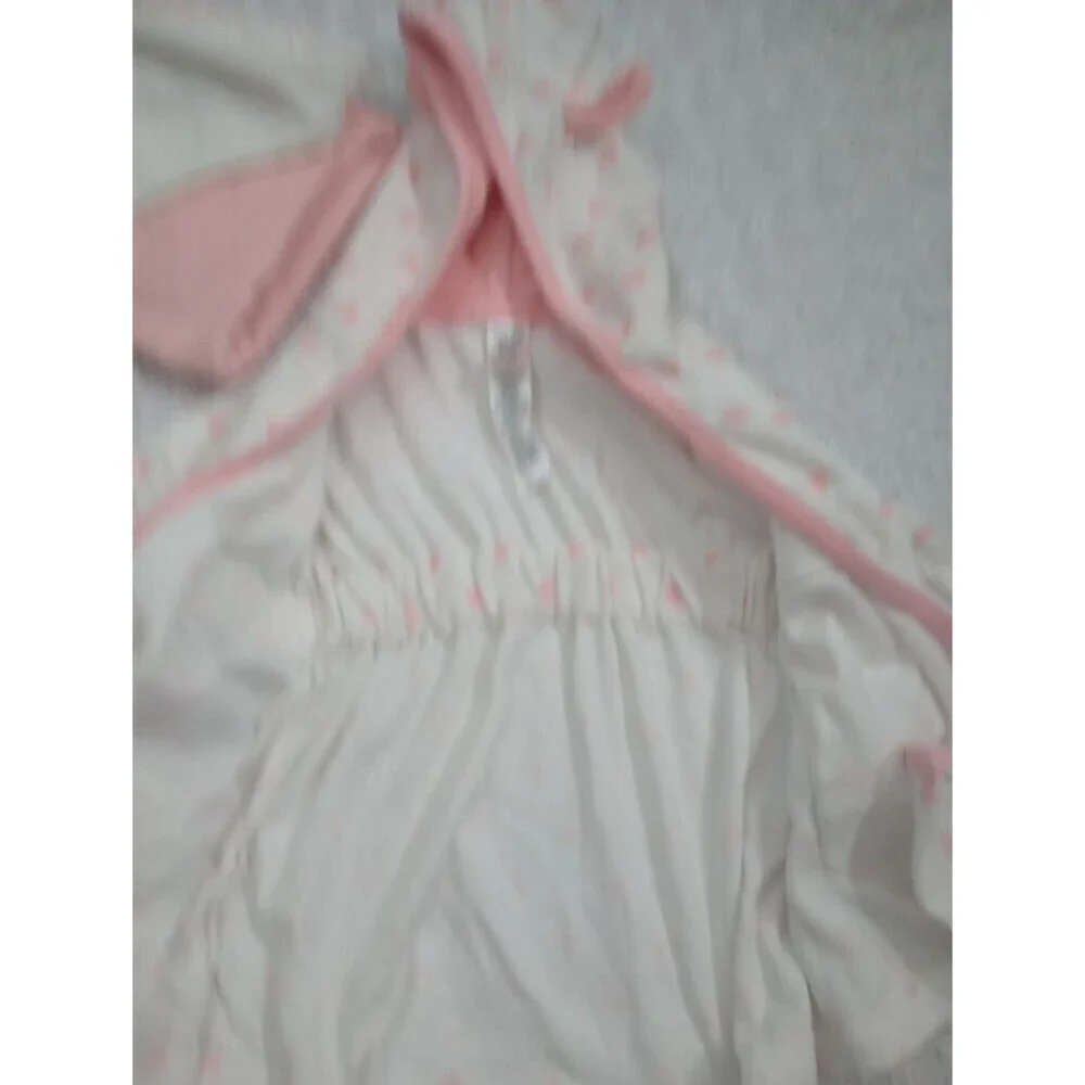 Lote 5  Pcs baby girl  Pink  hooded bath towels